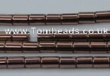 CHE747 15.5 inches 3*5mm tube plated hematite beads wholesale