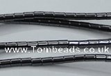 CHE755 15.5 inches 2*2.5mm tube hematite beads wholesale