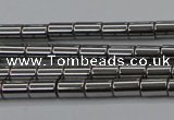 CHE767 15.5 inches 3*5mm tube plated hematite beads wholesale