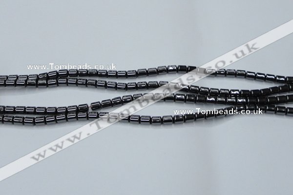 CHE784 15.5 inches 4*4.5mm drum hematite beads wholesale