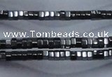 CHE820 15.5 inches 2*2mm hexagon hematite beads wholesale