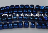 CHE851 15.5 inches 2*2mm dice platedhematite beads wholesale