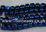 CHE859 15.5 inches 3*3mm dice platedhematite beads wholesale