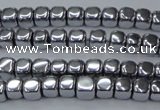 CHE866 15.5 inches 4*4mm dice platedhematite beads wholesale