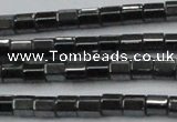 CHE885 15.5 inches 2*2mm faceted tube hematite beads wholesale