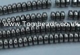 CHE962 15.5 inches 1.5*3mm rondelle plated hematite beads wholesale