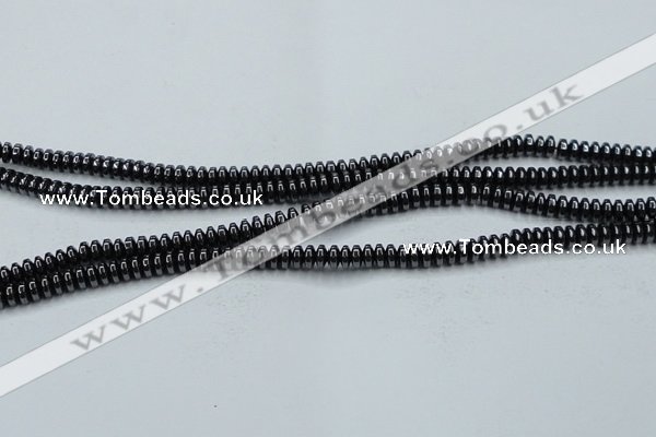 CHE966 15.5 inches 2*4mm rondelle hematite beads wholesale
