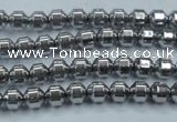 CHE972 15.5 inches 4*4mm plated hematite beads wholesale