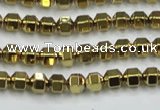 CHE983 15.5 inches 4*4mm plated hematite beads wholesale