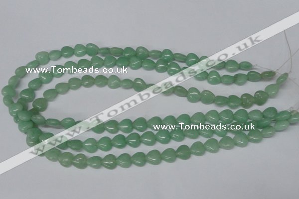 CHG10 15.5 inches 10*10mm heart amazonite gemstone beads wholesale