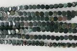CHG113 15.5 inches 6mm flat heart Indian bloodstone beads wholesale