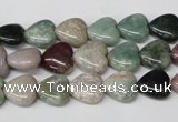 CHG17 15.5 inches 10*10mm heart Indian agate gemstone beads wholesale