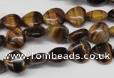 CHG20 15.5 inches 10*10mm heart yellow tiger eye beads wholesale