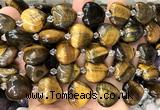 CHG222 15 inches 20mm heart yellow tiger eye beads wholesale