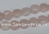 CHG25 15.5 inches 10*10mm heart rose quartz beads wholesale