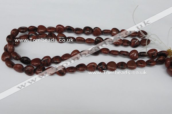CHG36 15.5 inches 12*12mm heart mahogany obsidian beads wholesale