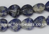 CHG43 15.5 inches 14*14mm heart sodalite gemstone beads wholesale