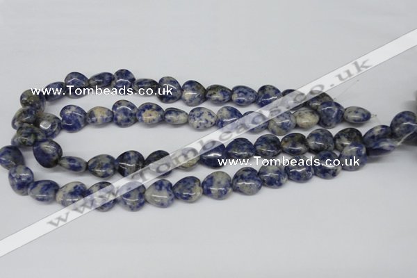 CHG43 15.5 inches 14*14mm heart sodalite gemstone beads wholesale