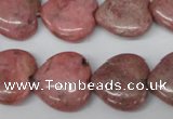 CHG71 15.5 inches 18*18mm heart rhodochrosite beads wholesale