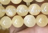 CHJ11 15.5 inches 6mm round honey jade beads wholesale