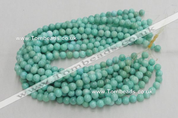 CHM01 16 inches 10mm round pale blue hemimorphite beads wholesale