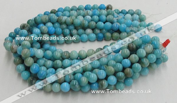 CHM02 16 inches 12mm round blue hemimorphite beads wholesale