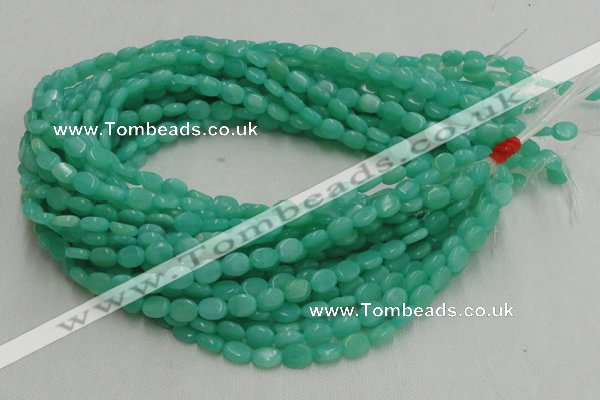 CHM07 16 inches 8*10mm oval green hemimorphite beads wholesale