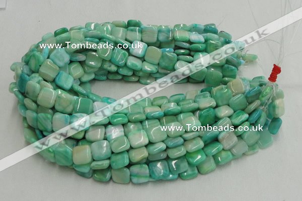 CHM08 16 inches 14*14mm square green hemimorphite beads wholesale