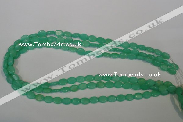 CHM12 15.5 inches 8*10mm oval green hemimorphite beads wholesale