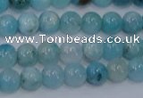 CHM201 15.5 inches 6mm round blue hemimorphite beads wholesale