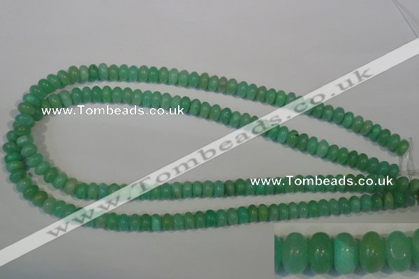 CHM22 15.5 inches 5*8mm rondelle green hemimorphite beads