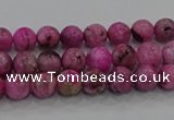 CHM220 15.5 inches 4mm round dyed hemimorphite beads wholesale