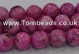 CHM223 15.5 inches 10mm round dyed hemimorphite beads wholesale