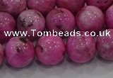 CHM225 15.5 inches 14mm round dyed hemimorphite beads wholesale