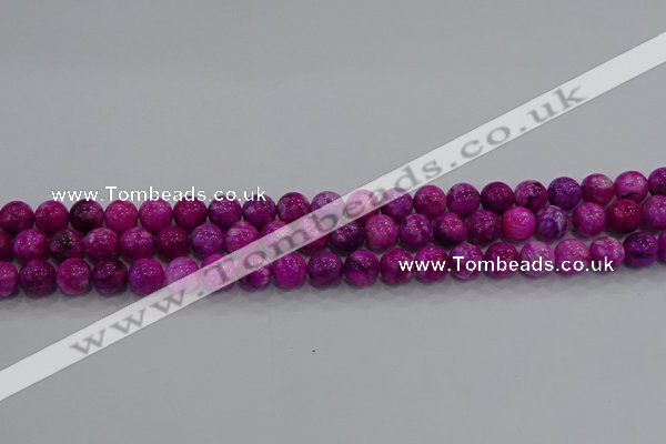 CHM229 15.5 inches 6mm round dyed hemimorphite beads wholesale