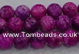 CHM230 15.5 inches 8mm round dyed hemimorphite beads wholesale