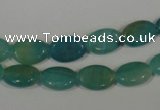 CHM27 15.5 inches 8*12mm oval blue hemimorphite beads wholesale