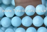 CHM301 15.5 inches 6mm round blue hemimorphite gemstone beads