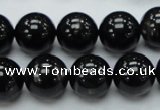 CHS02 15.5 inches 14mm round natural hypersthene gemstone beads