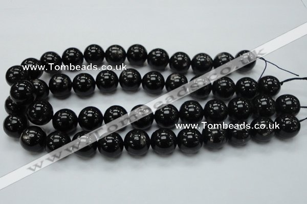 CHS03 15.5 inches 16mm round natural hypersthene gemstone beads