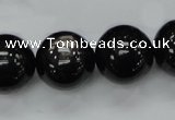 CHS04 15.5 inches 18mm round natural hypersthene gemstone beads