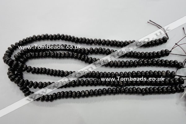 CHS54 15.5 inches 4*8mm rondelle natural hypersthene beads