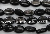 CHS70 15.5 inches 8*12mm oval natural hypersthene beads