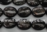 CHS72 15.5 inches 12*16mm oval natural hypersthene beads