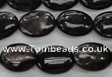 CHS73 15.5 inches 13*18mm oval natural hypersthene beads