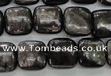 CHS82 15.5 inches 14*14mm square natural hypersthene beads