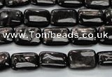 CHS89 15.5 inches 10*14mm rectangle natural hypersthene beads