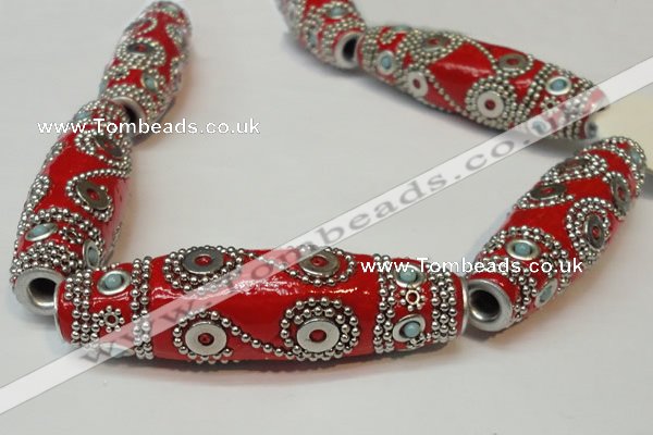 CIB05 17*60mm rice fashion Indonesia jewelry beads wholesale