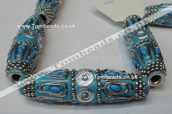 CIB10 17*60mm rice fashion Indonesia jewelry beads wholesale