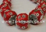 CIB101 17mm round fashion Indonesia jewelry beads wholesale